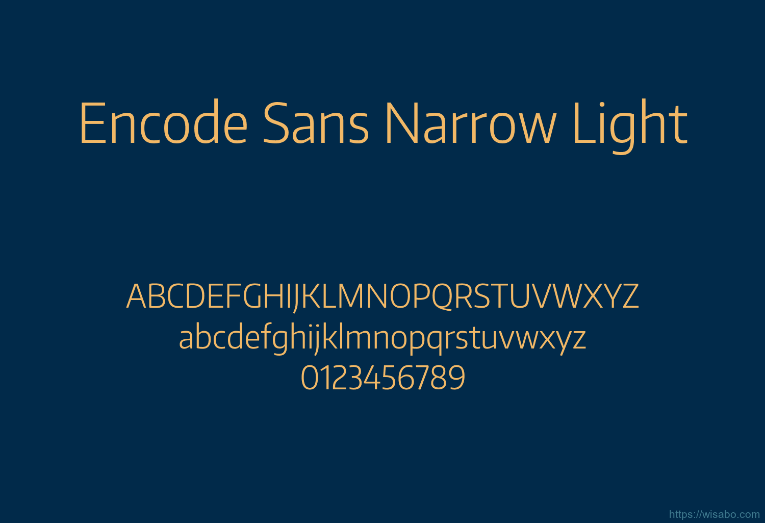 Encode Sans Narrow Light