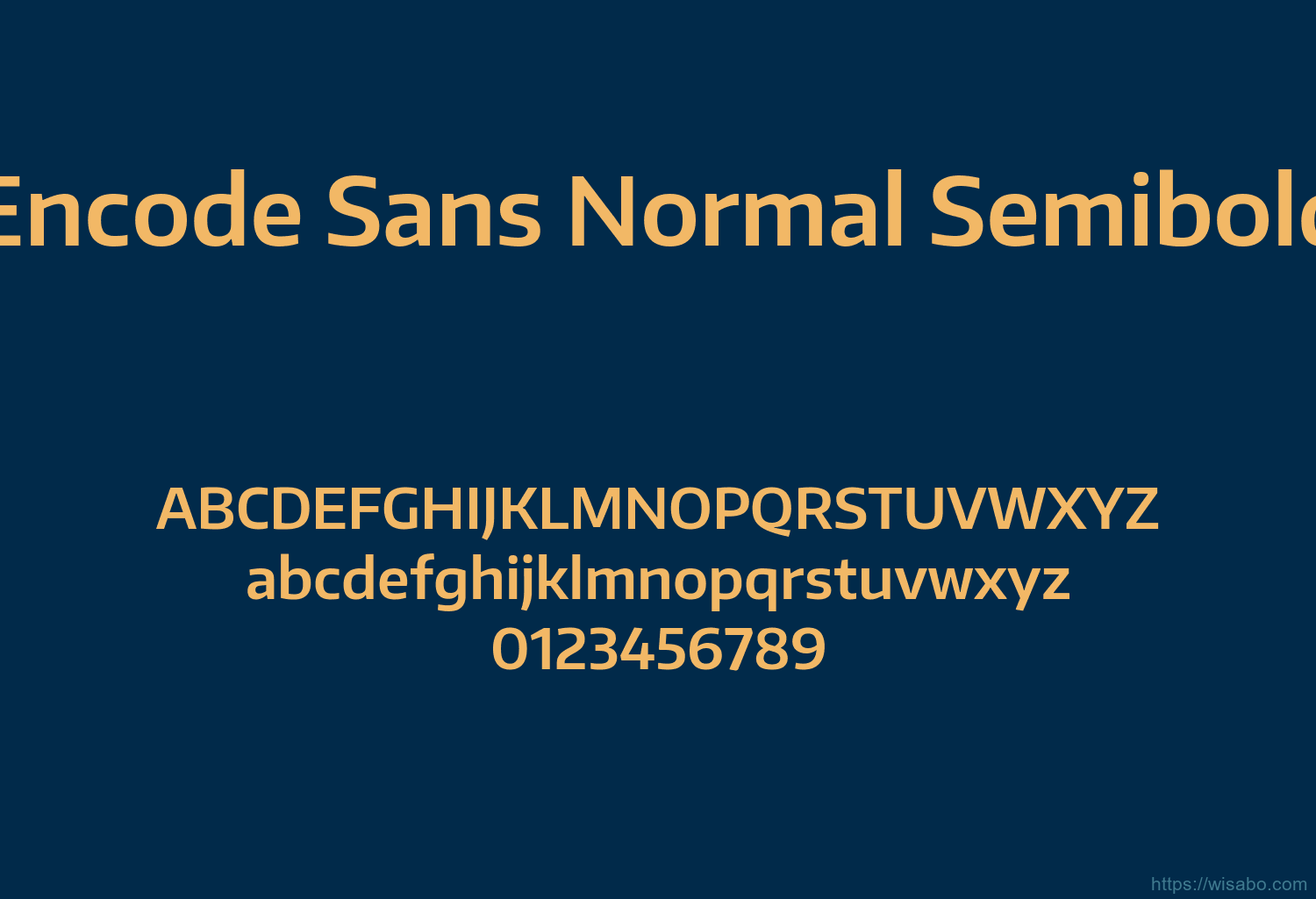 Encode Sans Normal Semibold