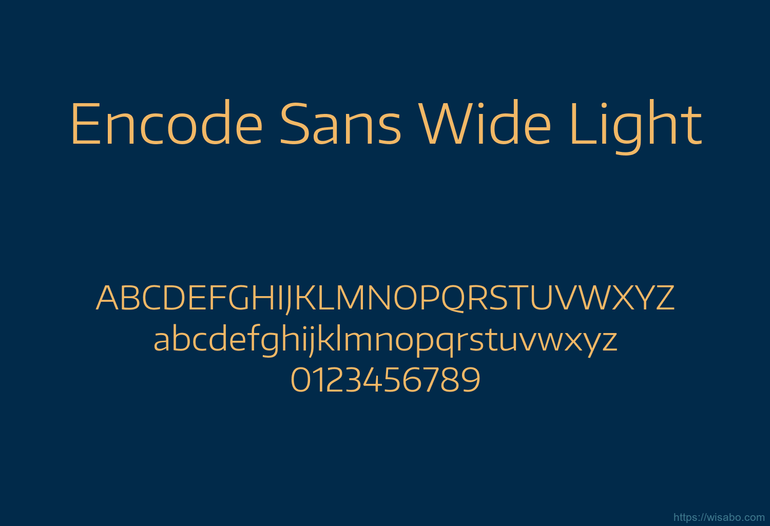 Encode Sans Wide Light