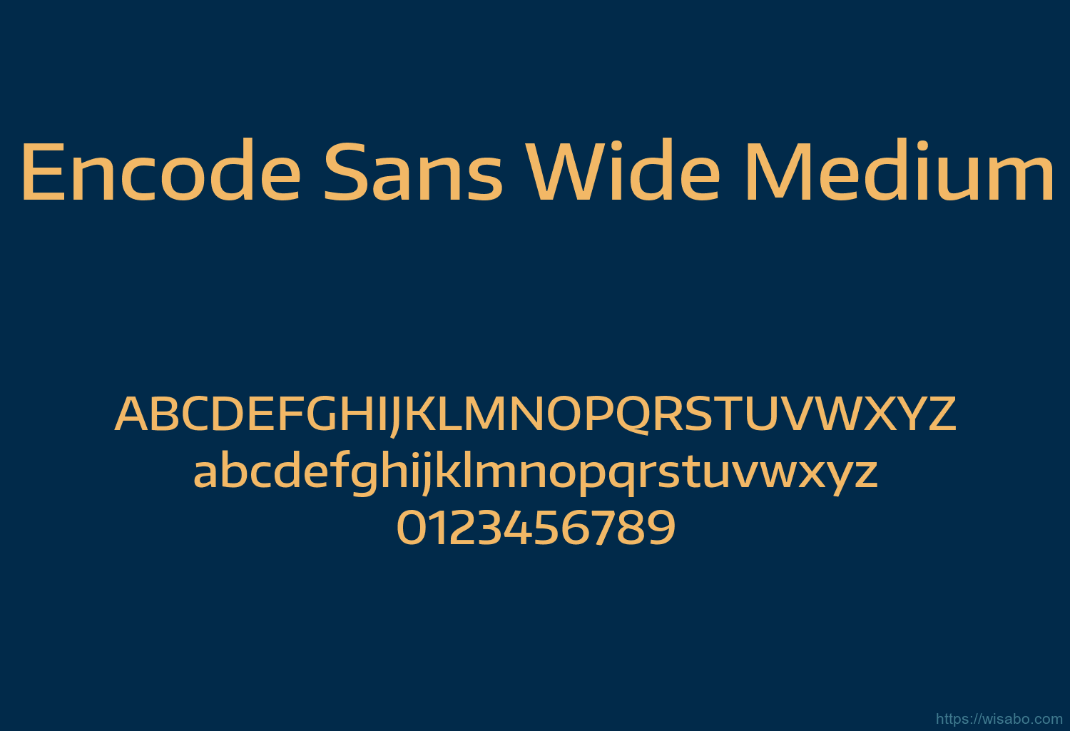 Encode Sans Wide Medium