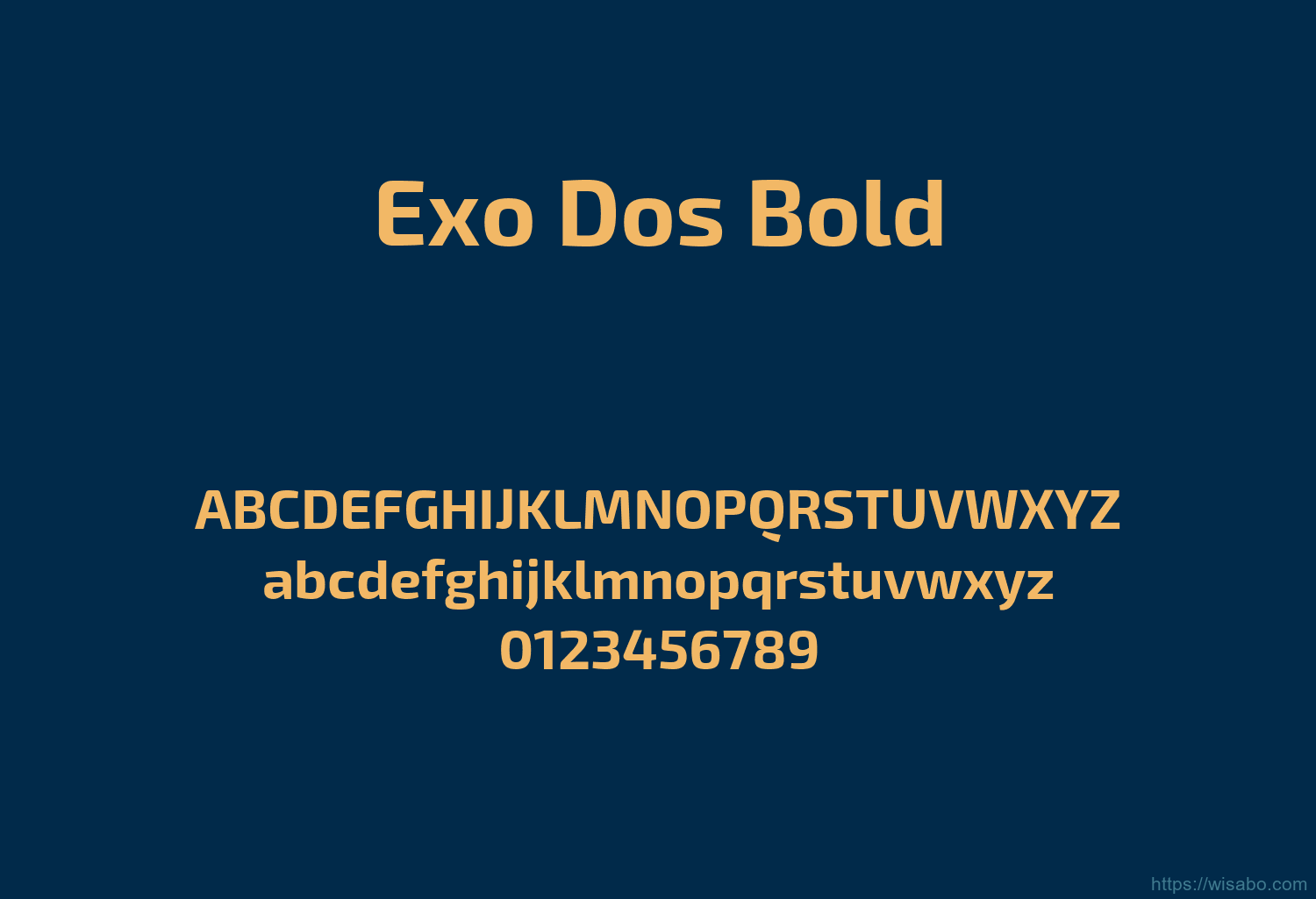 Exo Dos Bold