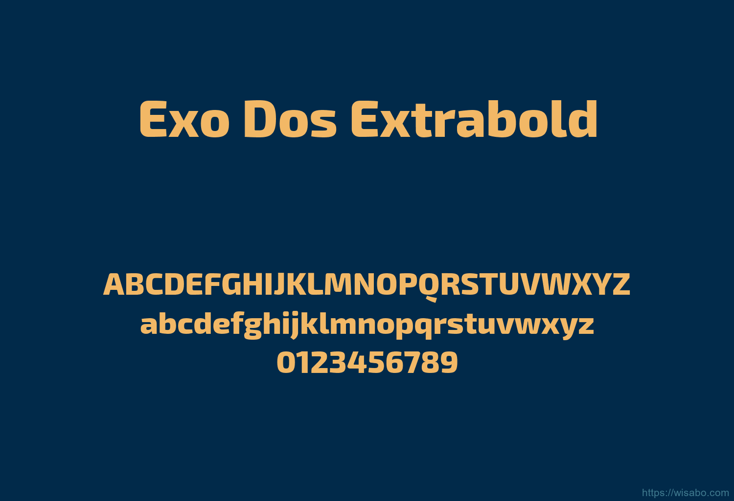 Exo Dos Extrabold