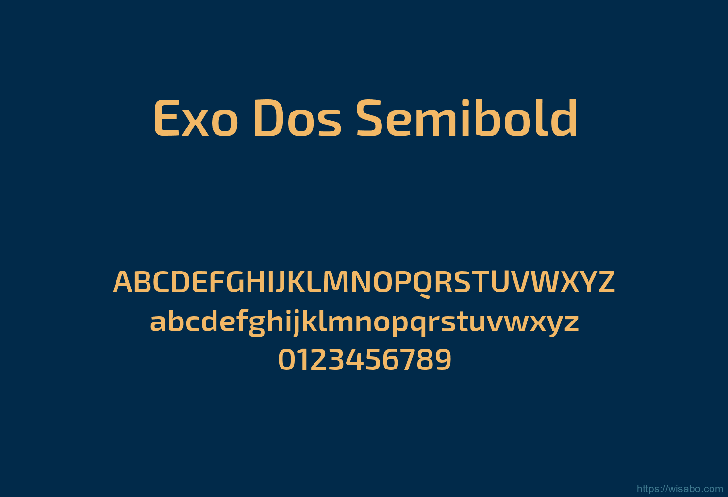 Exo Dos Semibold
