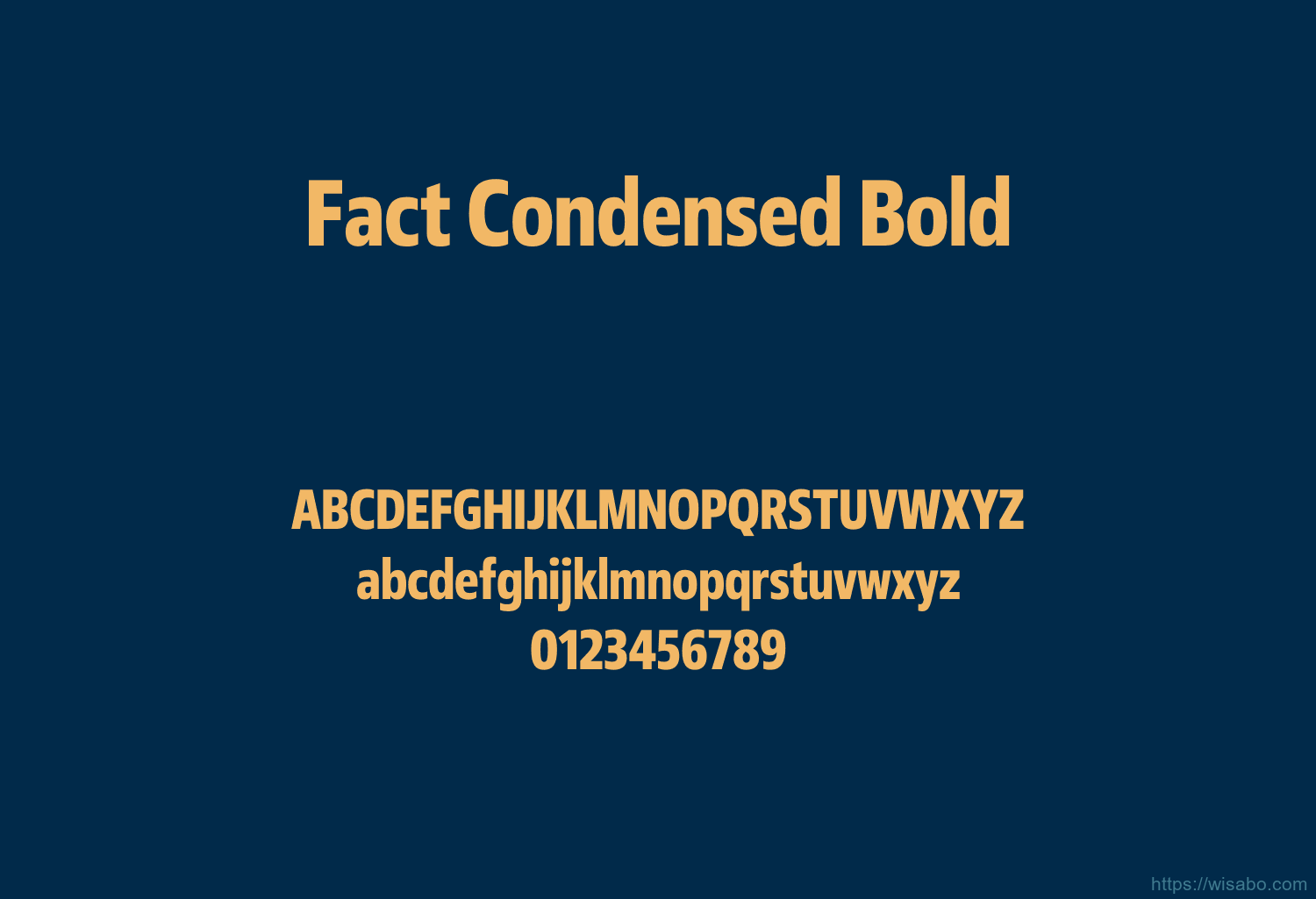 Fact Condensed Bold