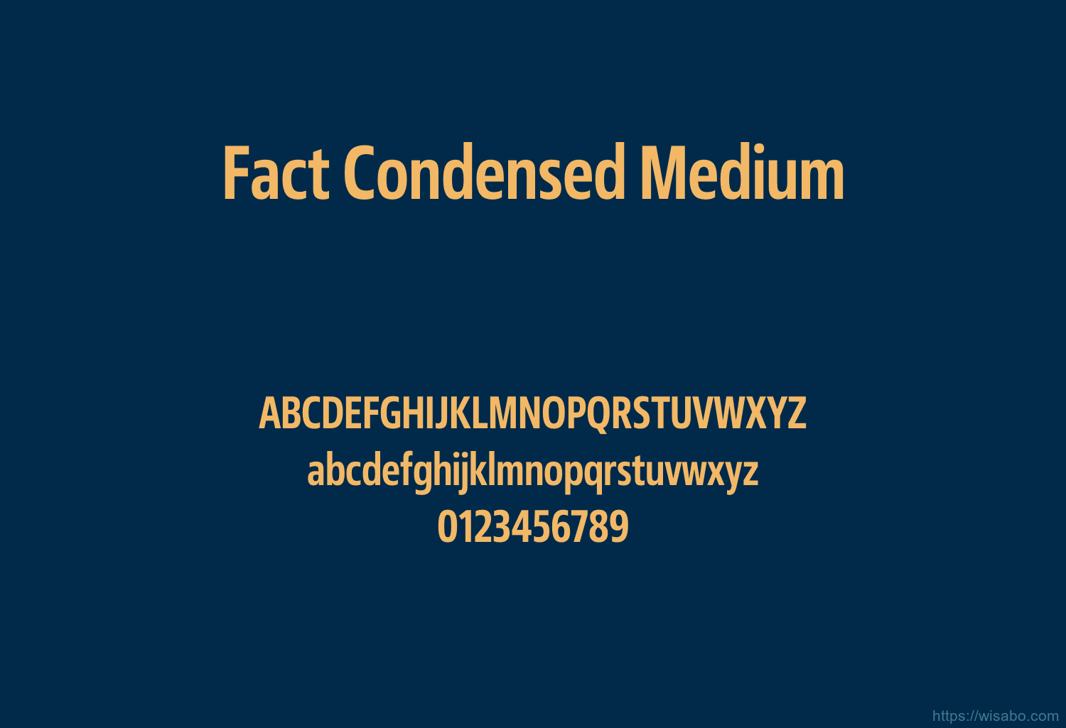 Fact Condensed Medium