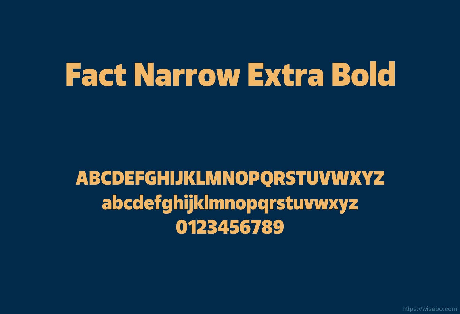 Fact Narrow Extra Bold