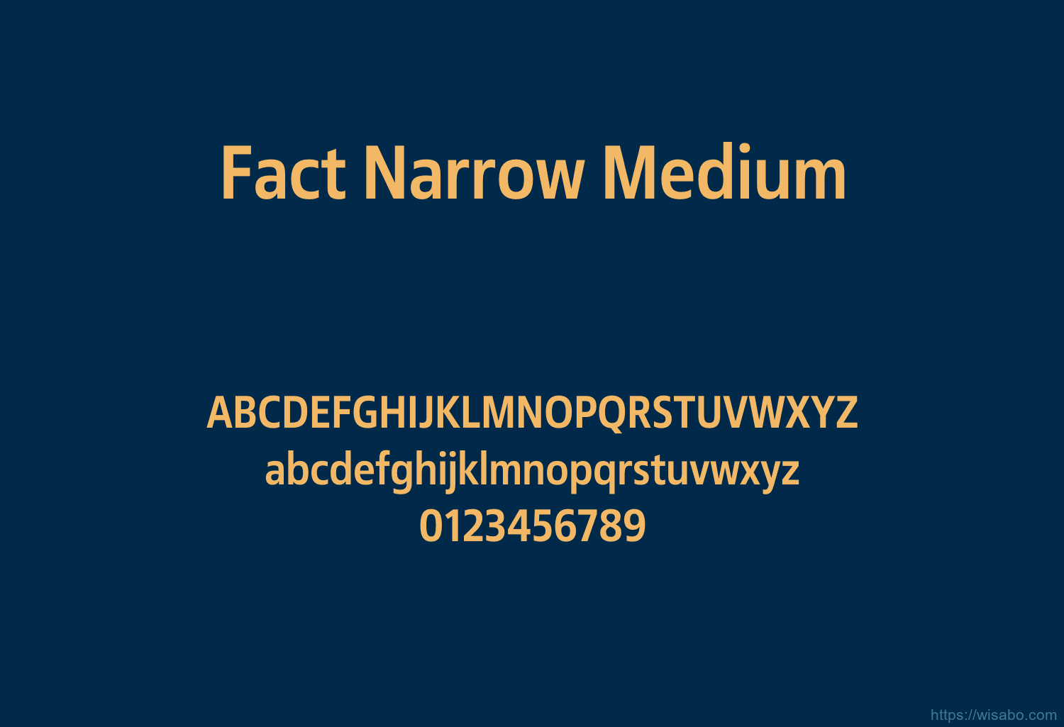 Fact Narrow Medium
