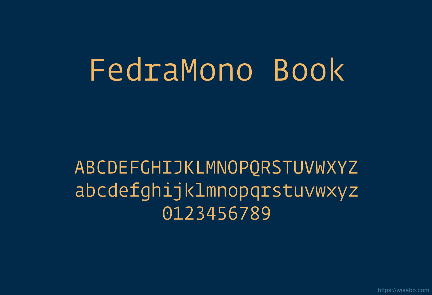 FedraMono Book