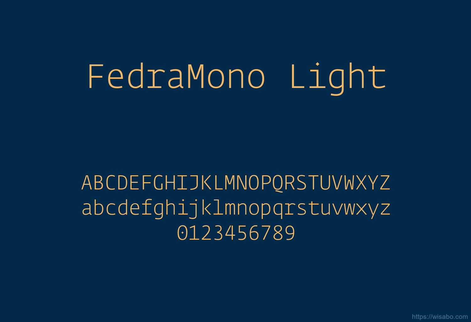 FedraMono Light