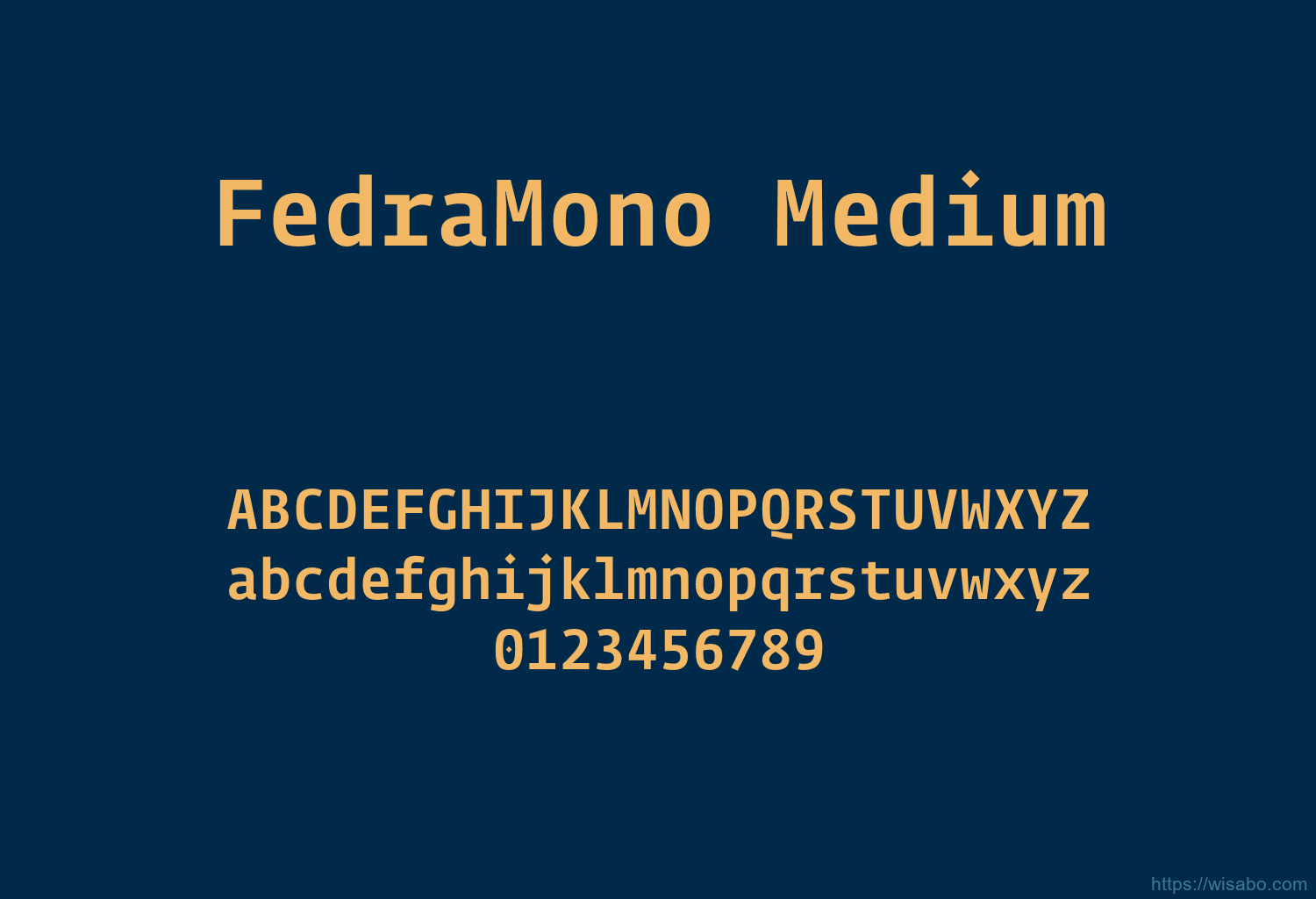FedraMono Medium