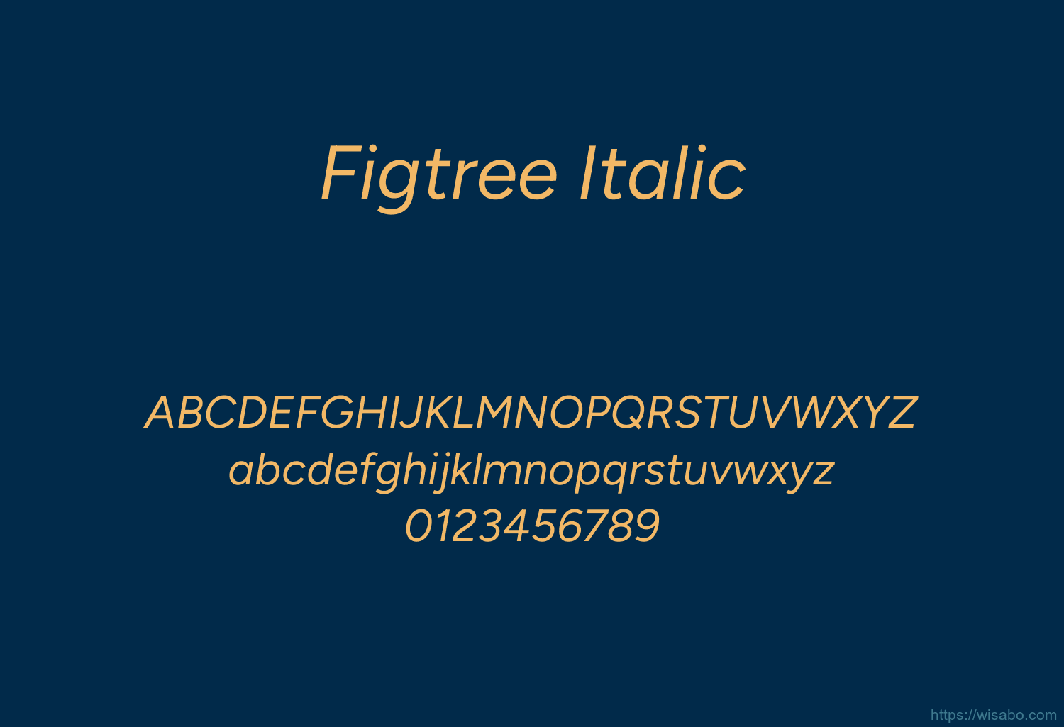 Figtree Italic