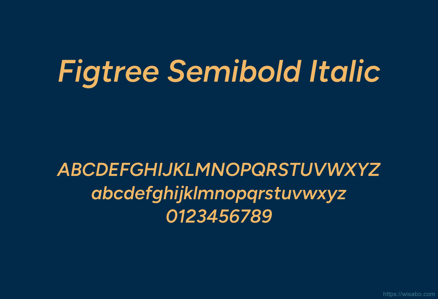 Figtree Semibold Italic