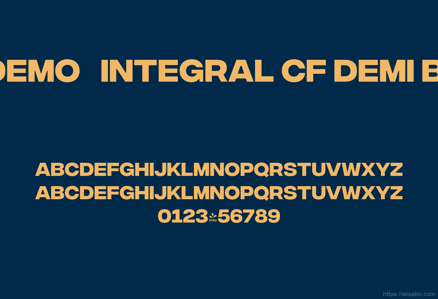 Fontspring Demo   Integral Cf Demi Bold Regular