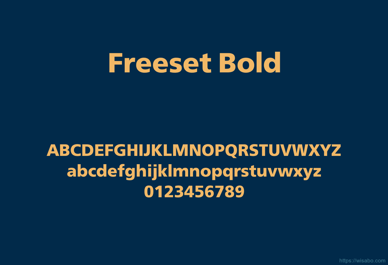 Freeset Bold