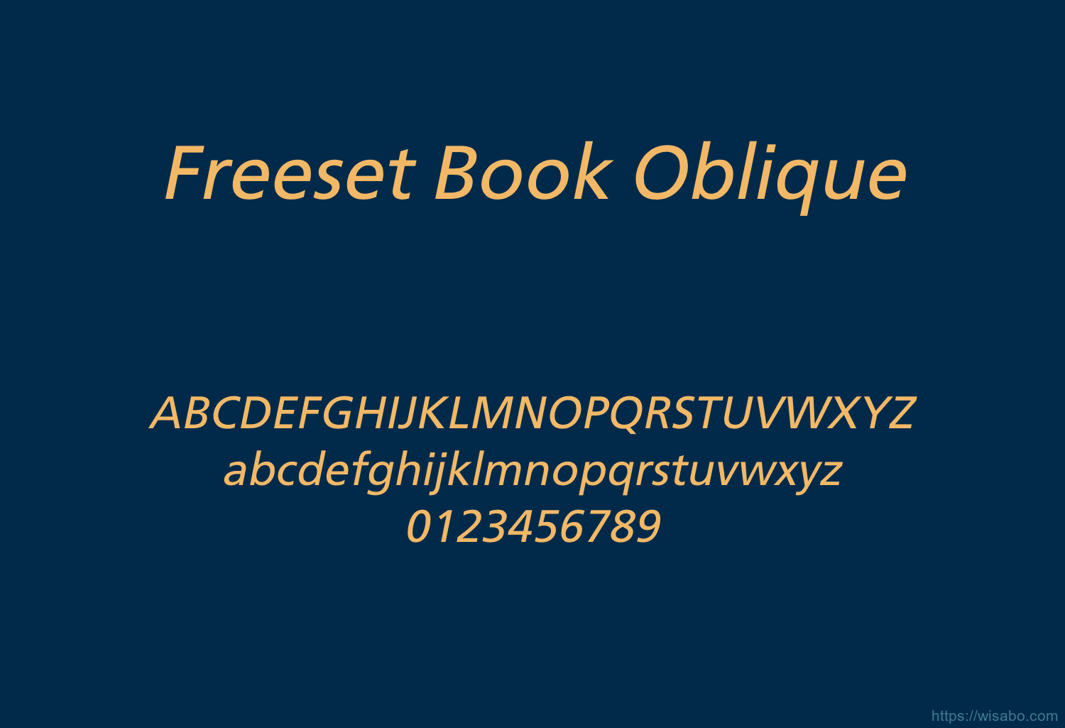 Freeset Book Oblique