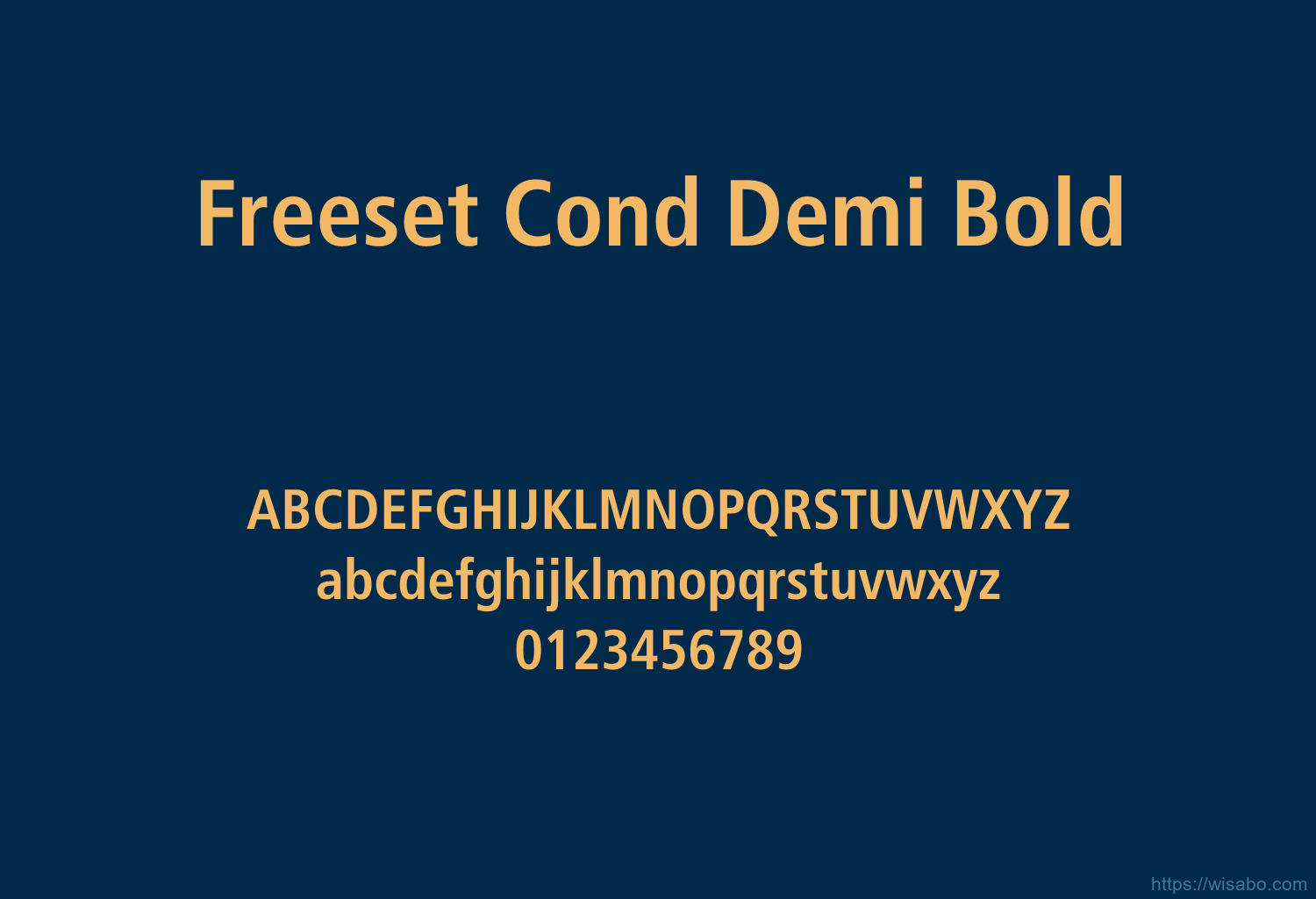 Freeset Cond Demi Bold