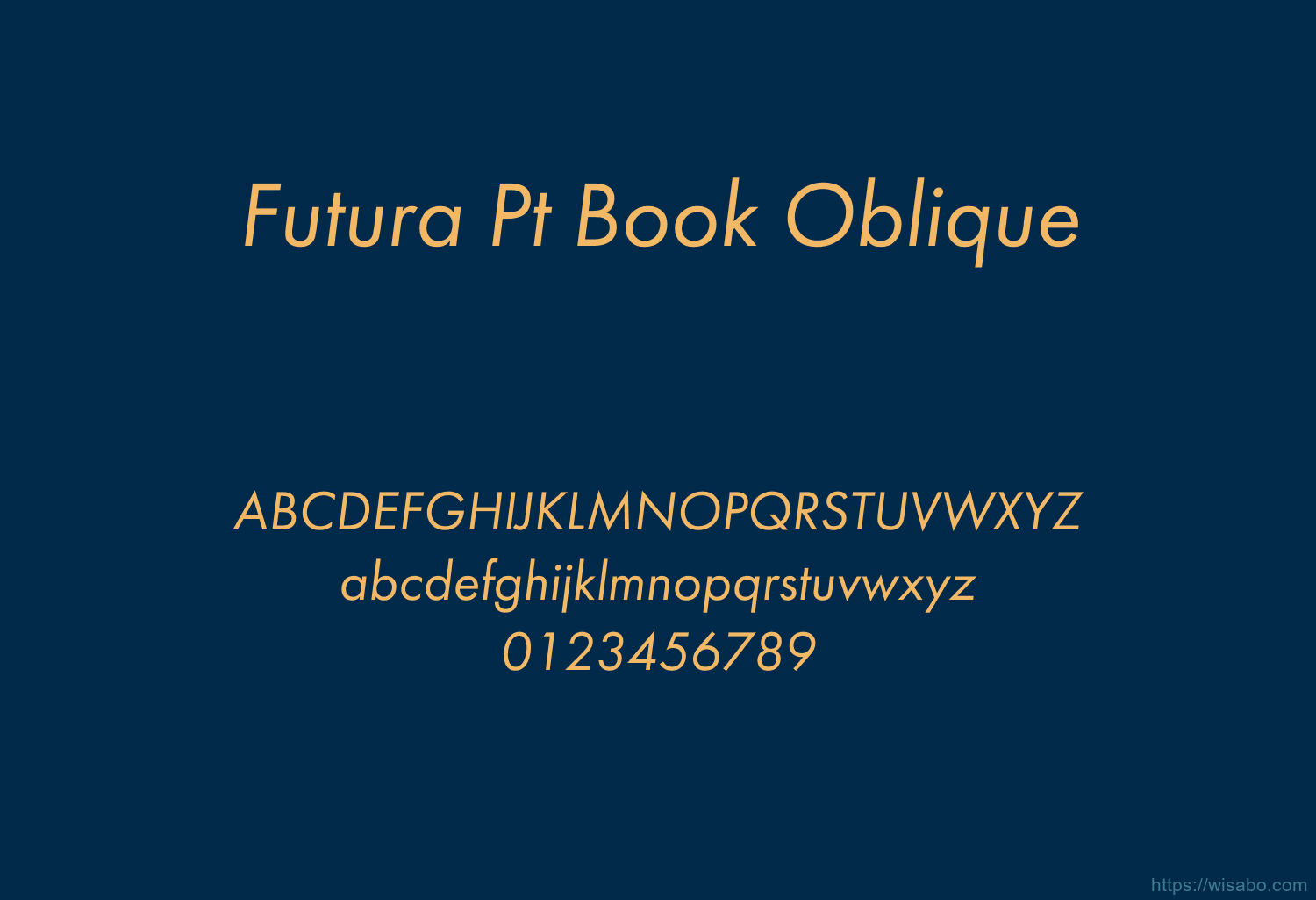 Futura Pt Book Oblique