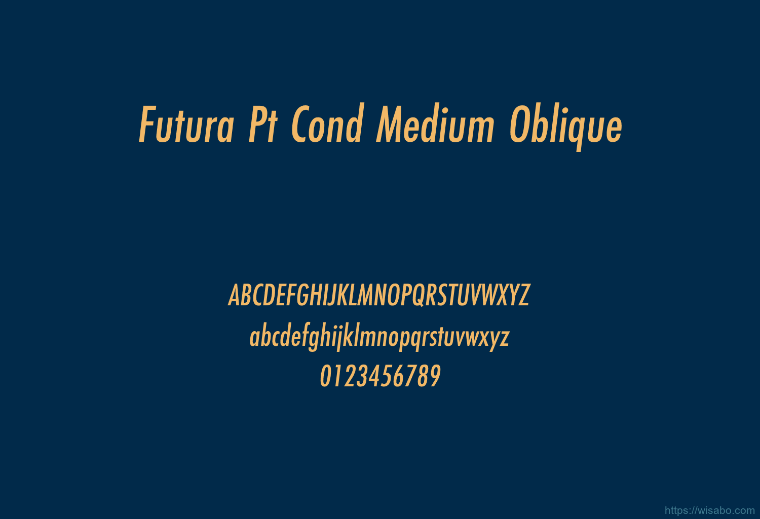 Futura Pt Cond Medium Oblique