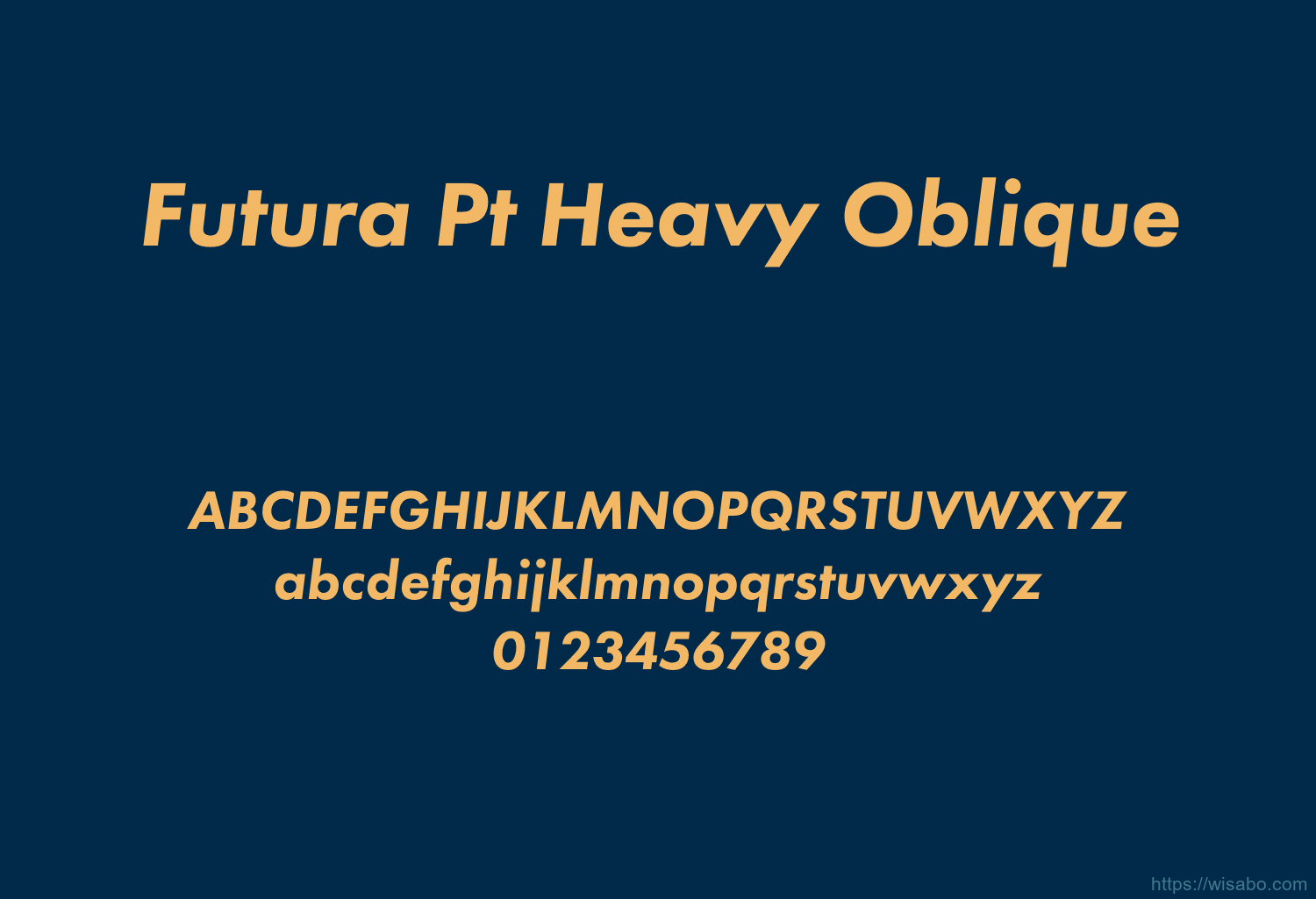 Futura Pt Heavy Oblique