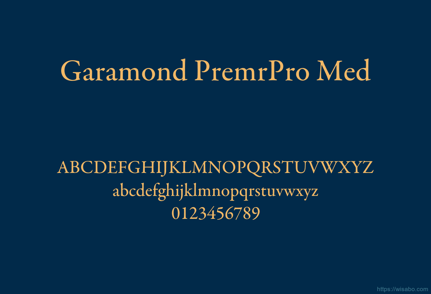 Garamond PremrPro Med