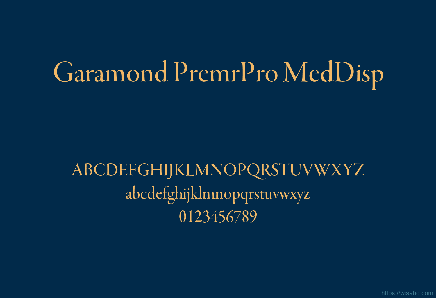 Garamond PremrPro MedDisp