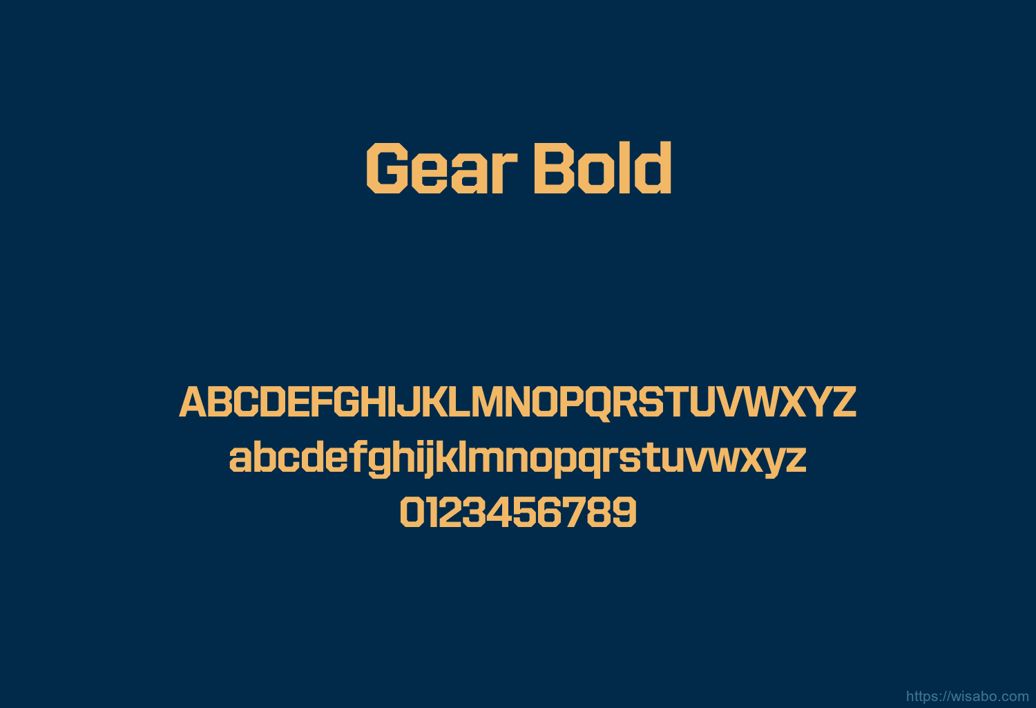 Gear Bold