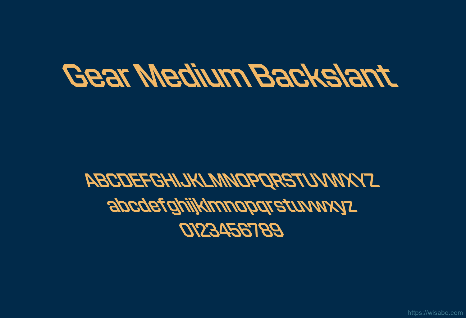 Gear Medium Backslant