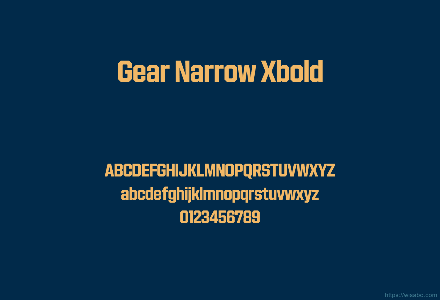 Gear Narrow Xbold