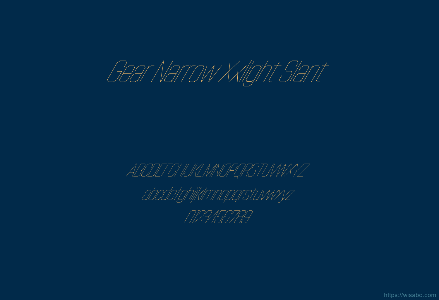 Gear Narrow Xxlight Slant