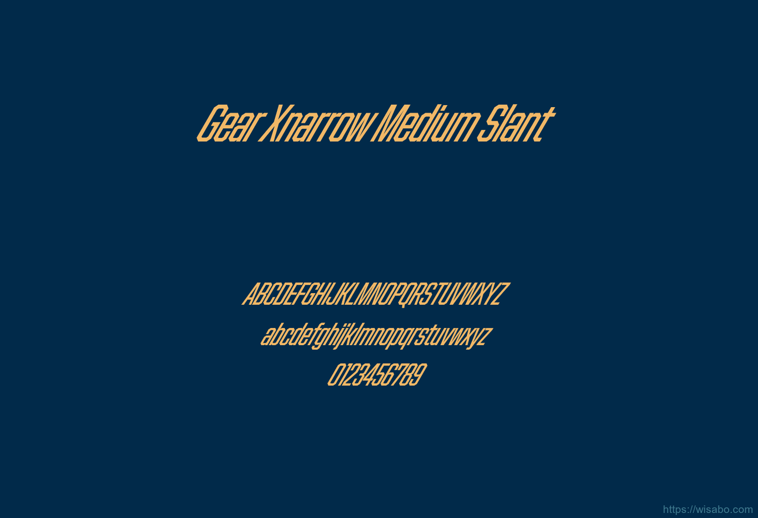 Gear Xnarrow Medium Slant
