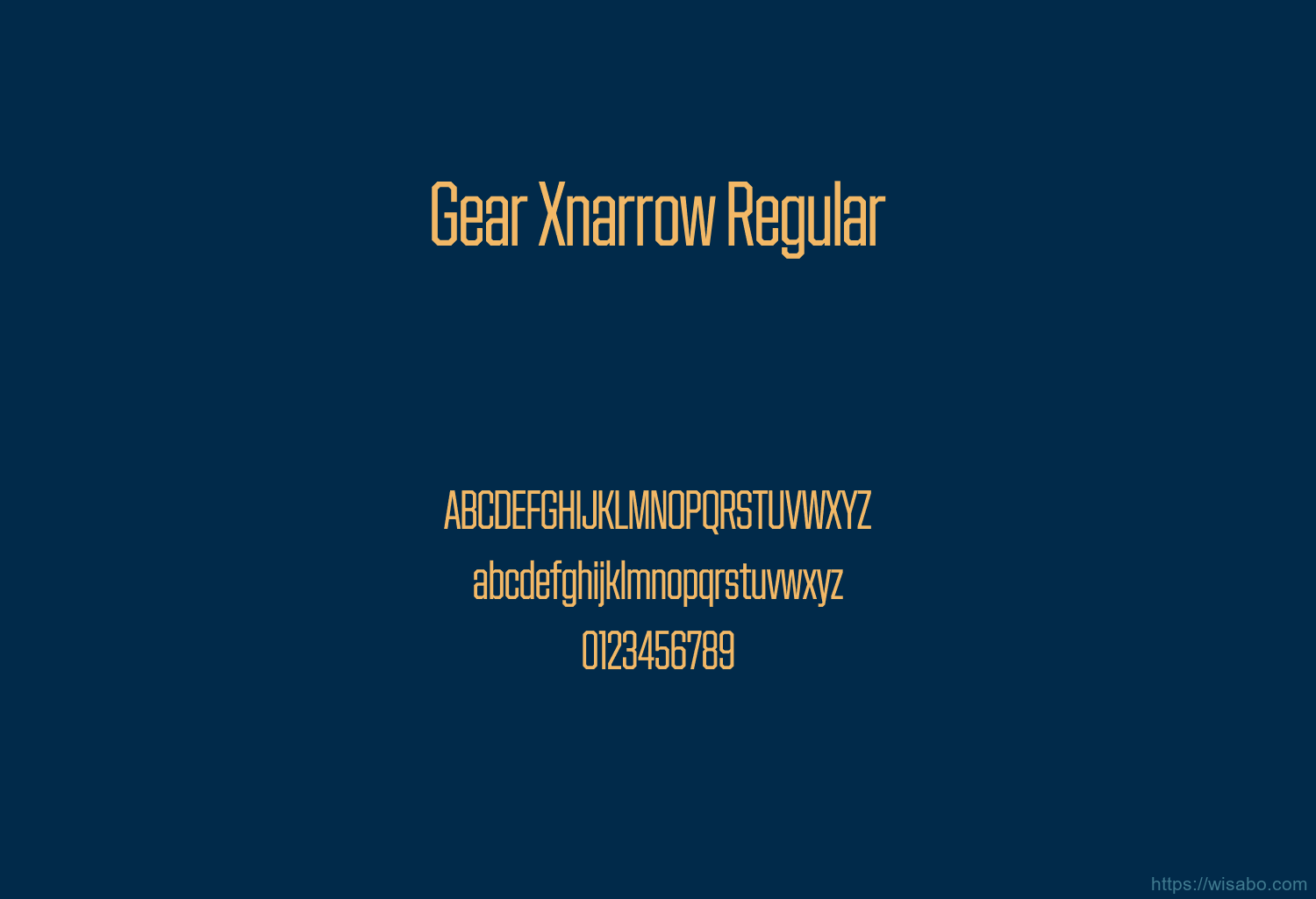 Gear Xnarrow Regular