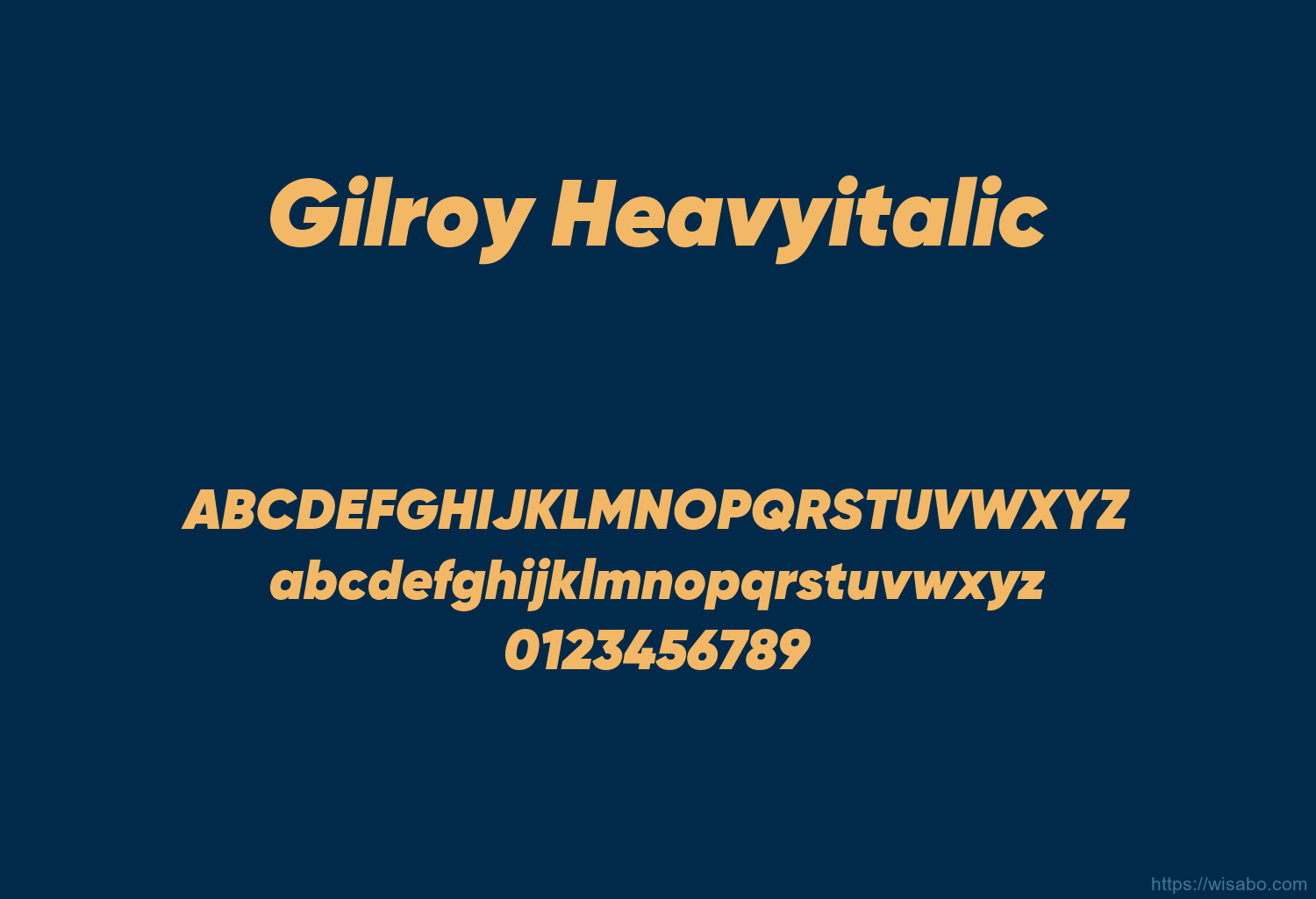 Gilroy Heavyitalic