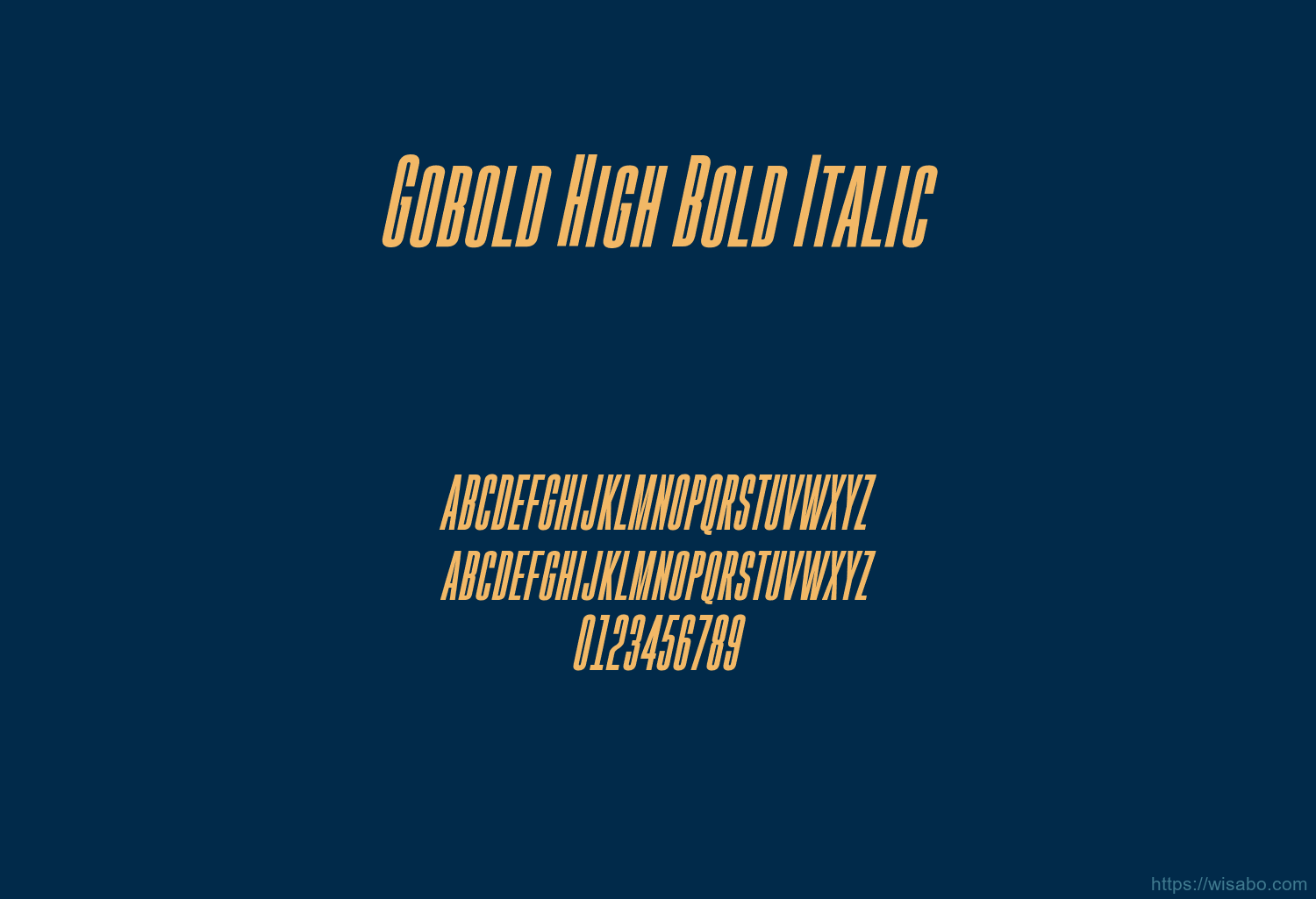 Gobold High Bold Italic Font Free Download [ttf - otf] | Wisabo Fonts