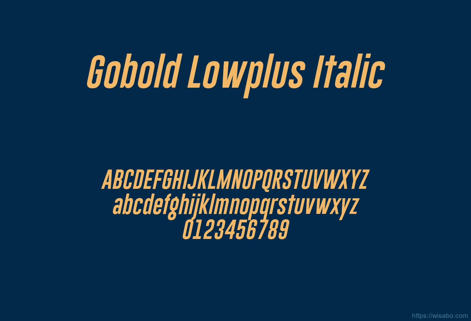 Gobold Lowplus Italic Font Free Download [ttf - otf] | Wisabo Fonts