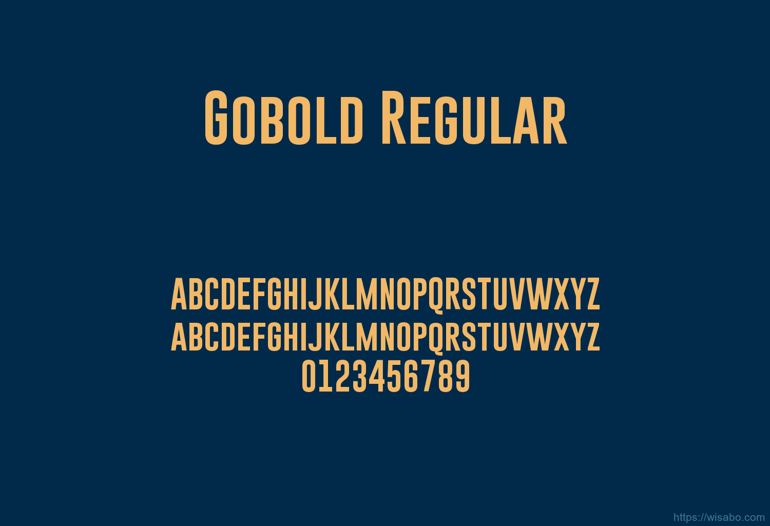 Gobold Regular