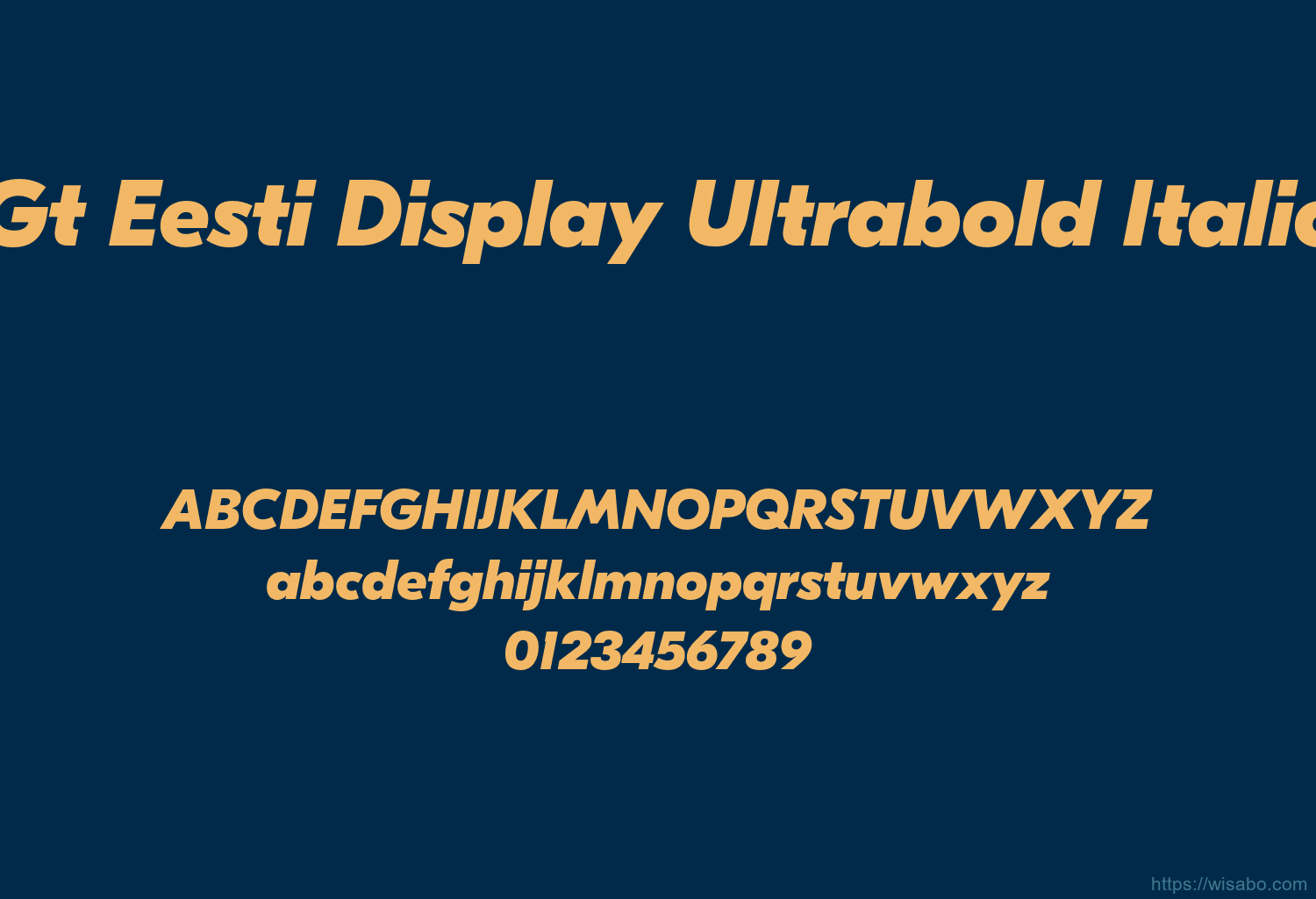 Gt Eesti Display Ultrabold Italic