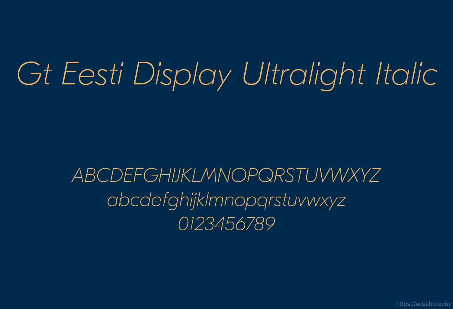 Gt Eesti Display Ultralight Italic