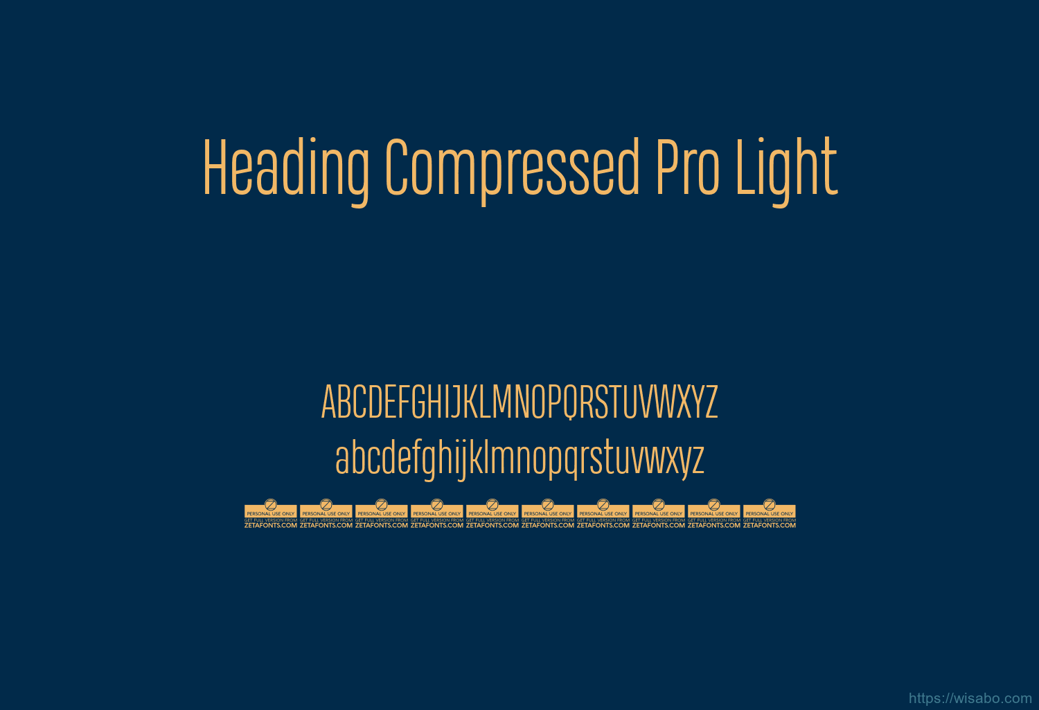 Heading Compressed Pro Light Heading Compressed Pro Light