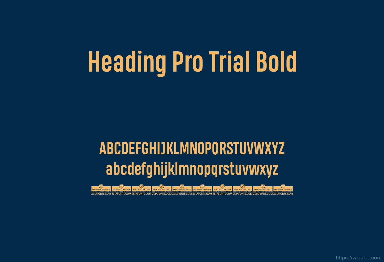 Heading Pro Trial Bold