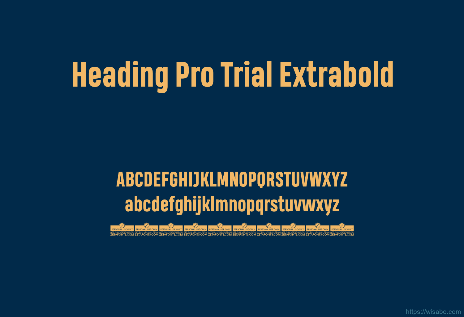 Heading Pro Trial Extrabold