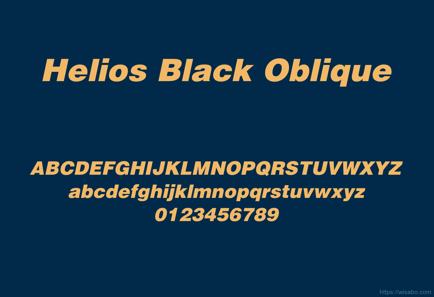 Helios Black Oblique