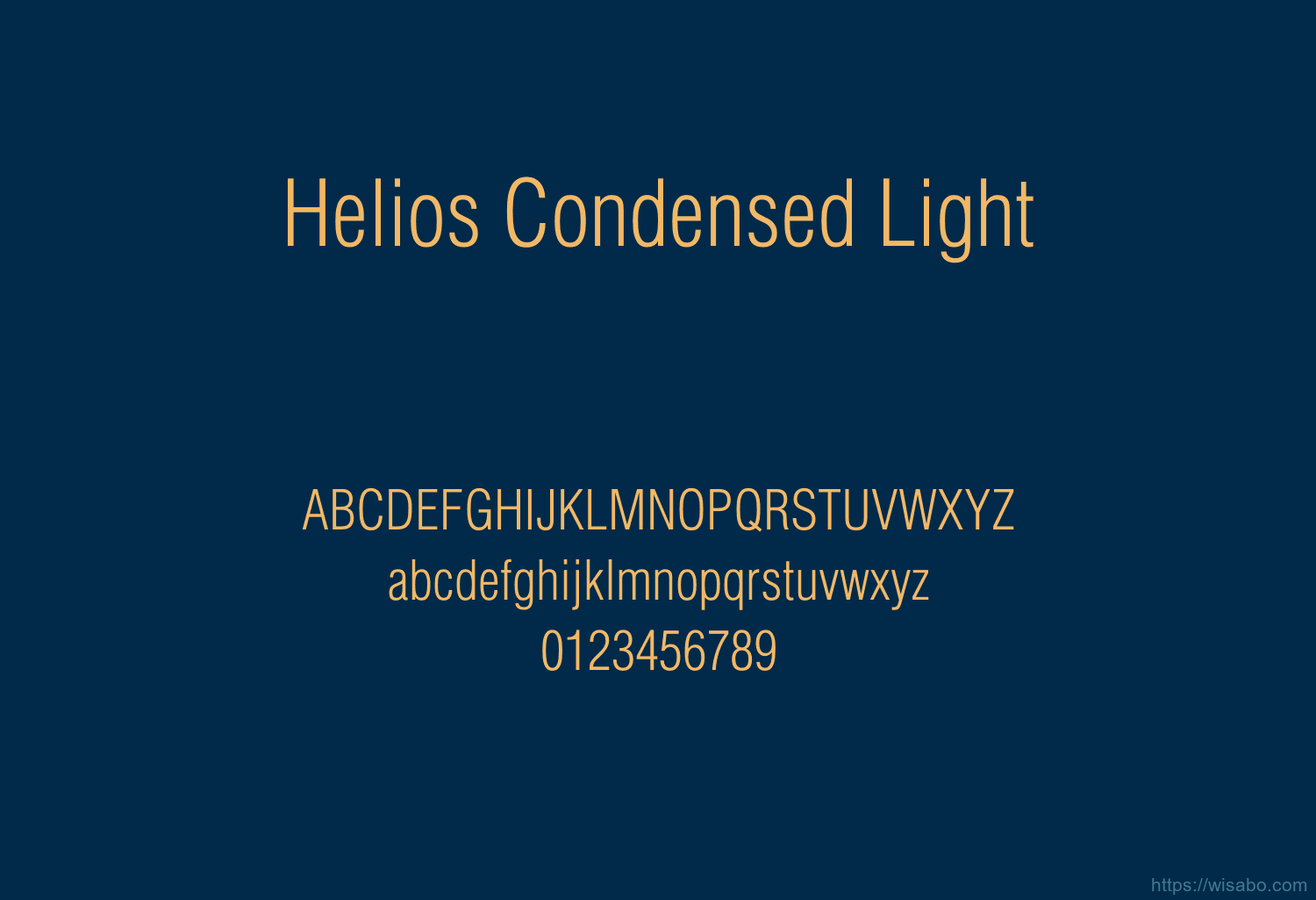 Helios Condensed Light