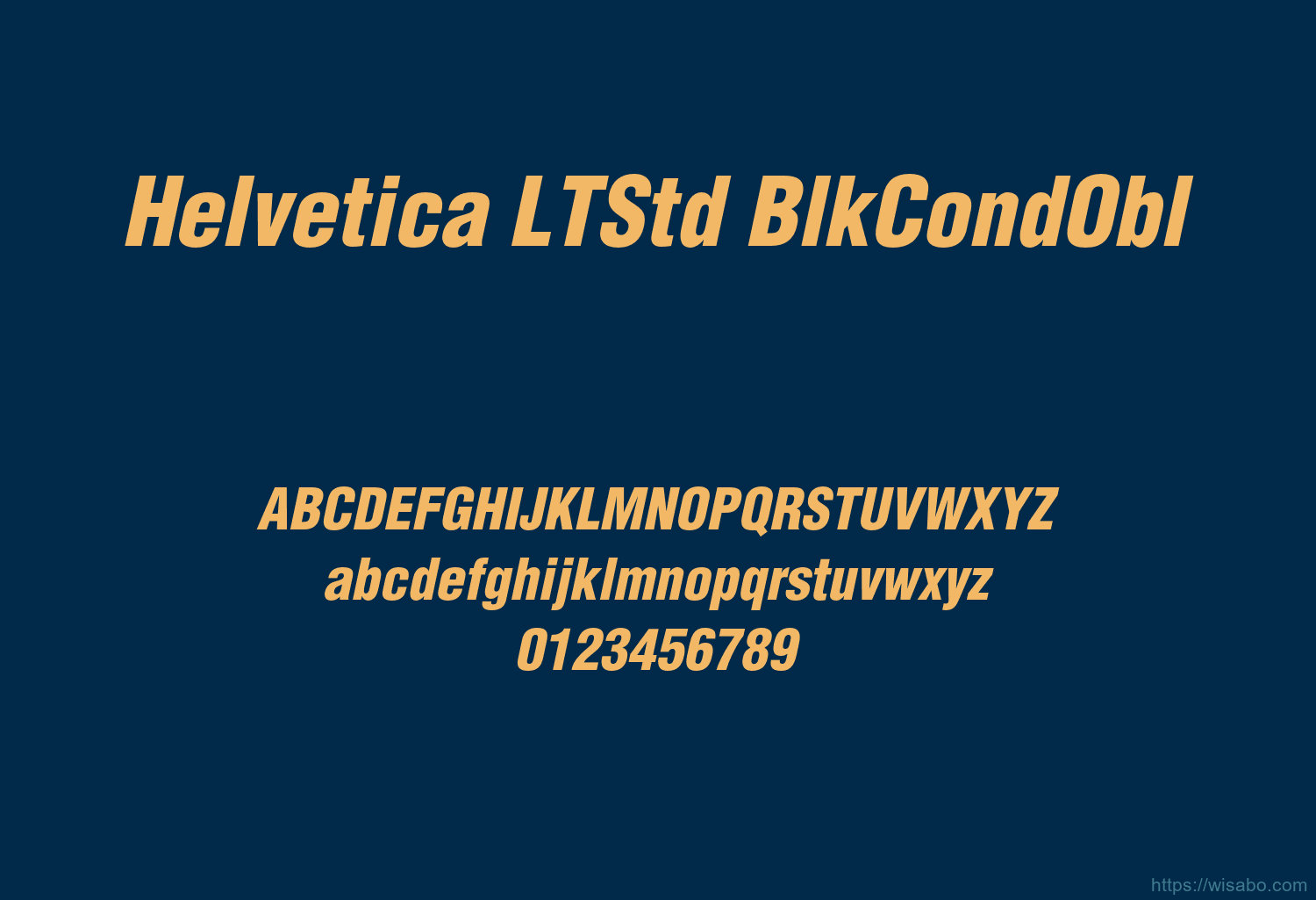 Helvetica LTStd BlkCondObl Helvetica LTStd BlkCondObl