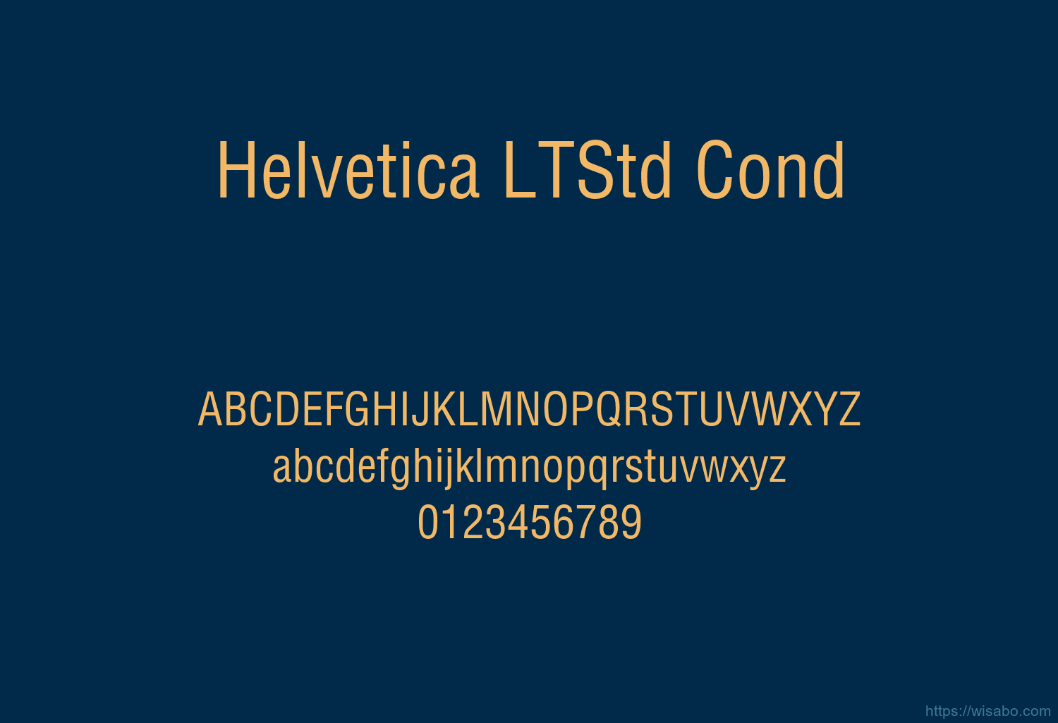 Helvetica LTStd Cond