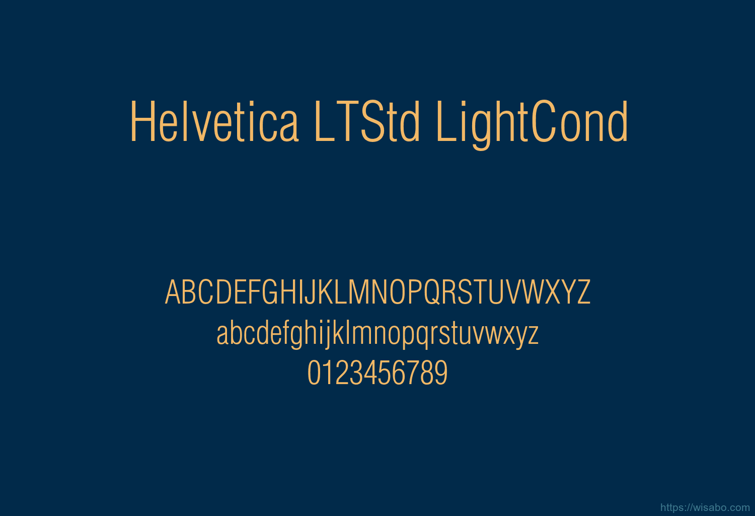 Helvetica LTStd LightCond
