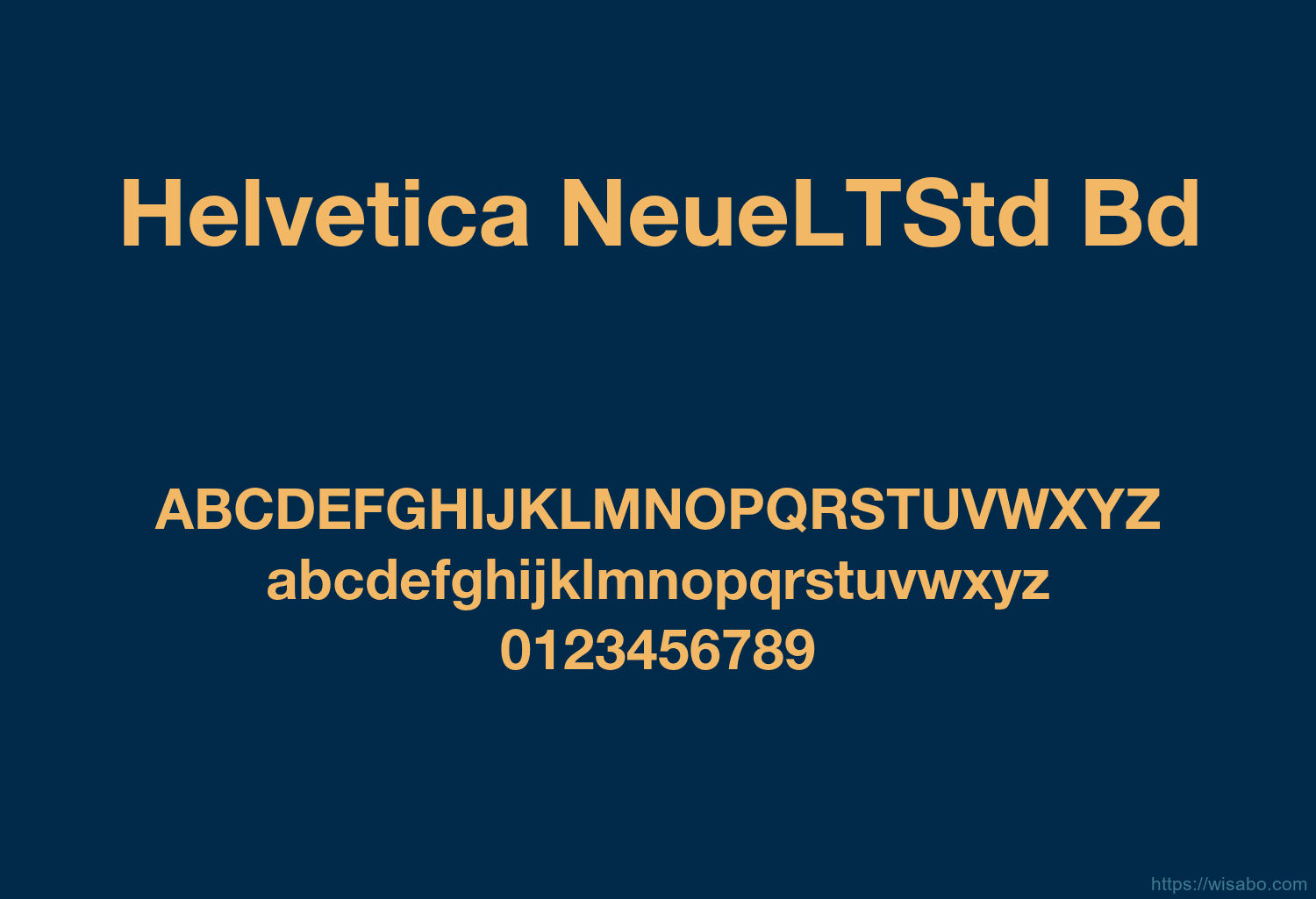 Helvetica NeueLTStd Bd