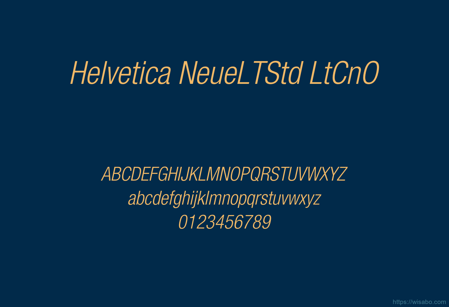 Helvetica NeueLTStd LtCnO