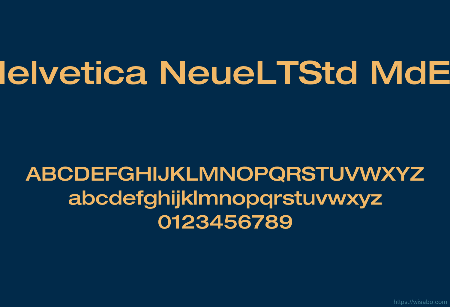 Helvetica NeueLTStd MdEx