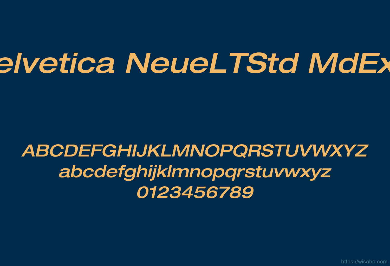 Helvetica NeueLTStd MdExO