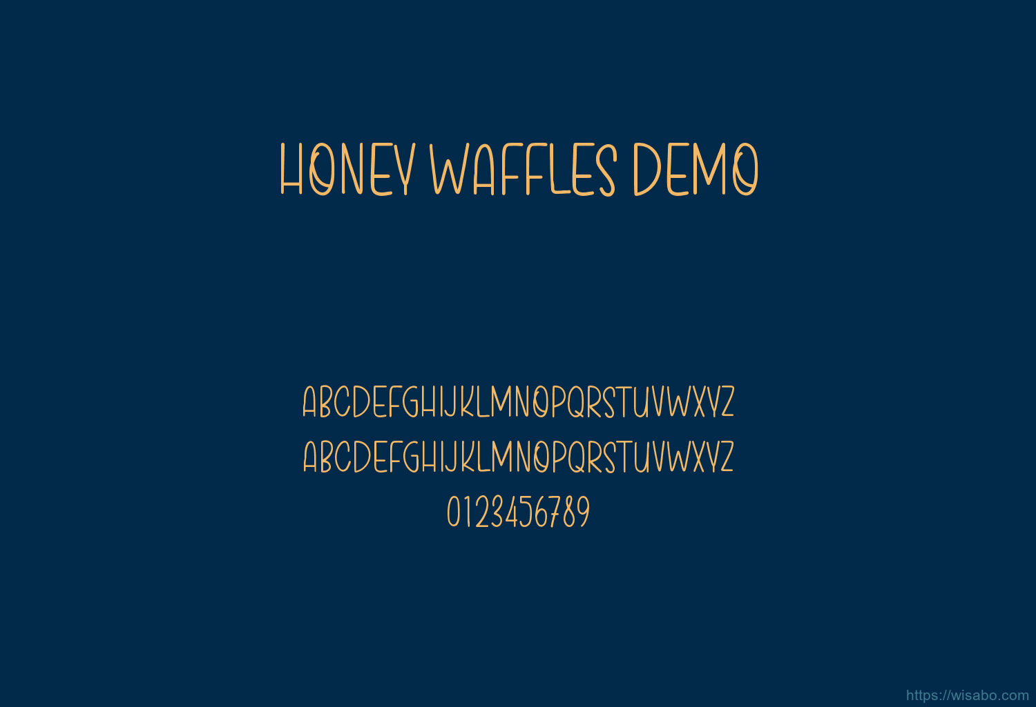 Honey Waffles Demo Font Free Download [ttf - otf] | Wisabo Fonts